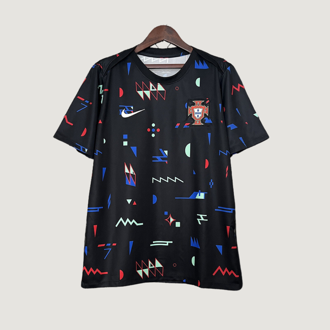 Portugal - Maillot Entrainement 24/25 - Noir ( Fan )