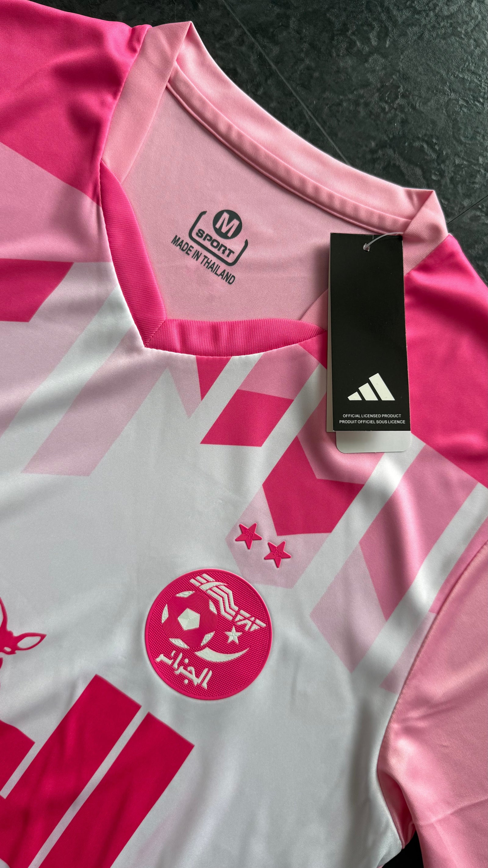Algérie – Maillot Concept 2026 – Rose, Blanc